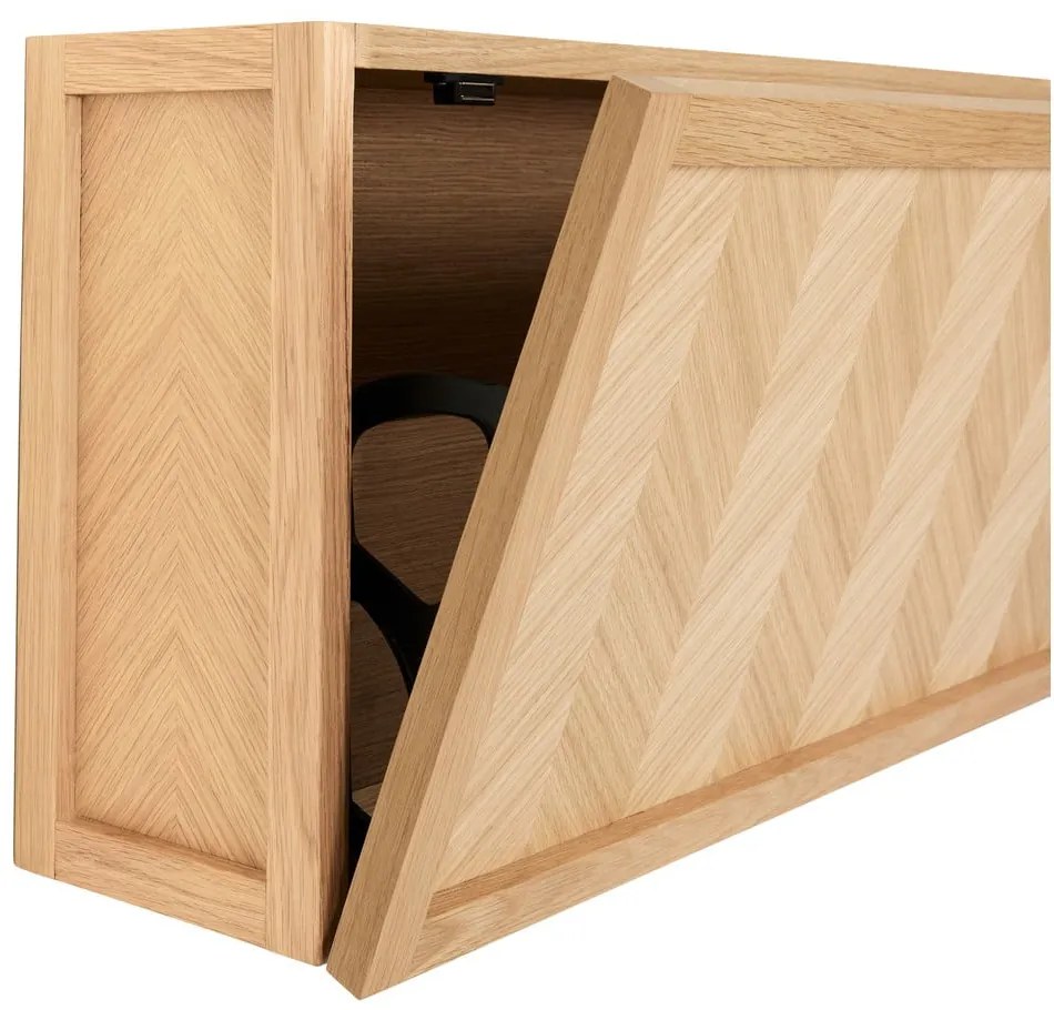 Етажерка за обувки с панти, изработена от дъбова дървесина Herringbone - Hübsch