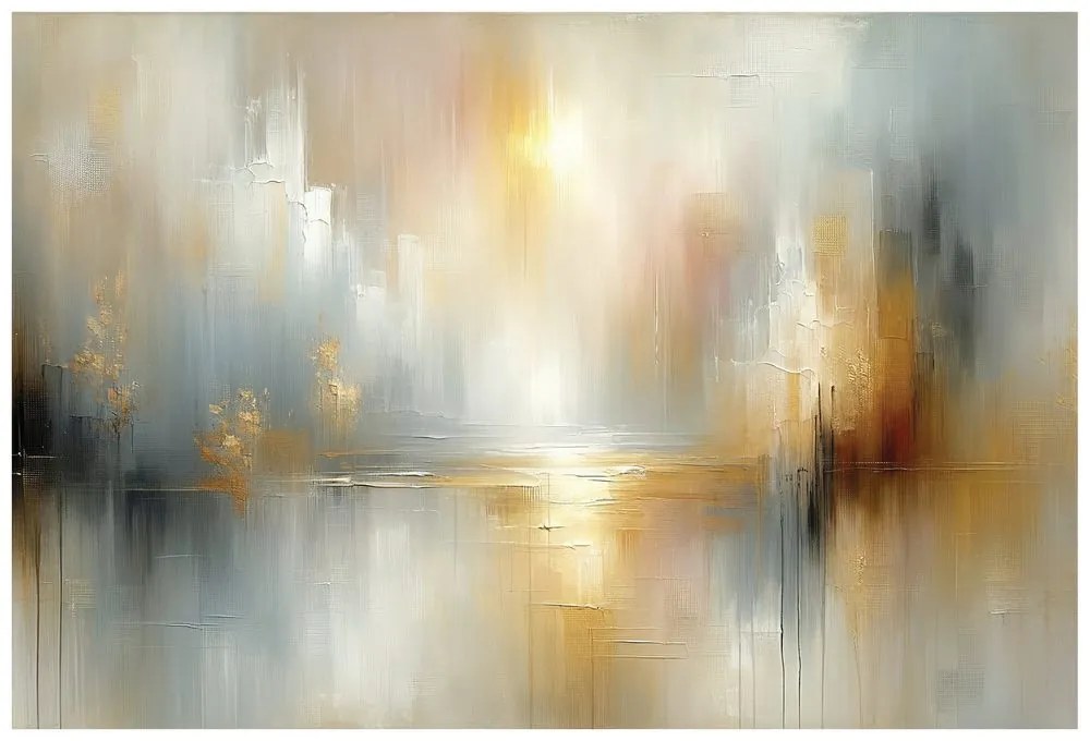 Тапет – Абстрактни златни и сиви тонове