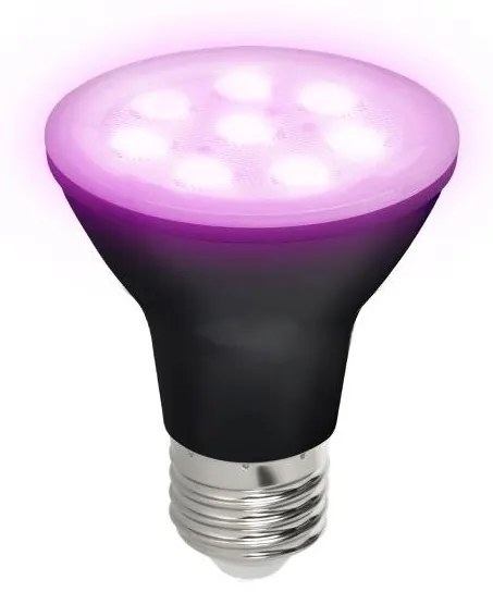 LED крушка за растеж PLANTY E27/7W/230V 1200K черна