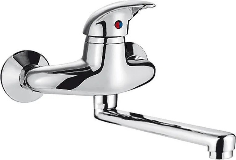 Стенен смесител за кухня, Napoli, Forma Vita, 1506, с дълъг чучур