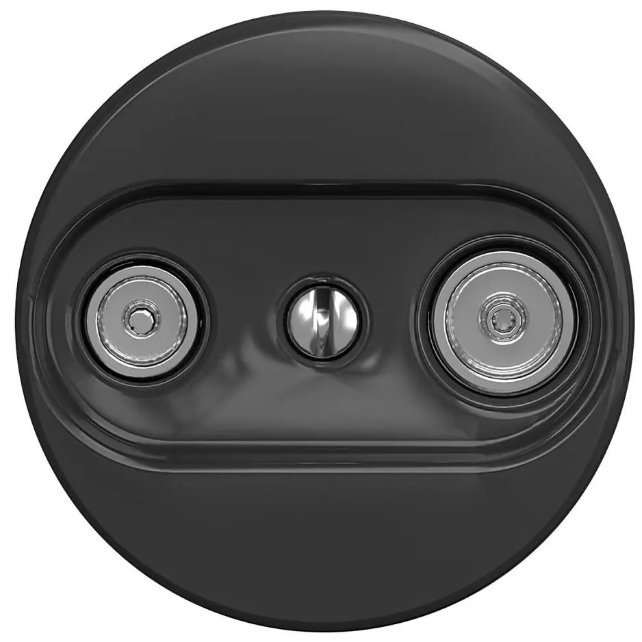 Kliklap - Ретро TV+R участващ контакт без рамка, антрацит