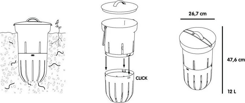 Компостер теракотен – Plastia