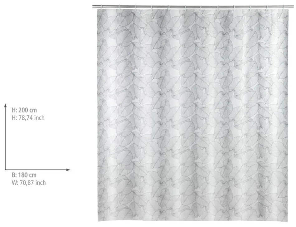 Светлосива завеса за душ Самоа - Wenko