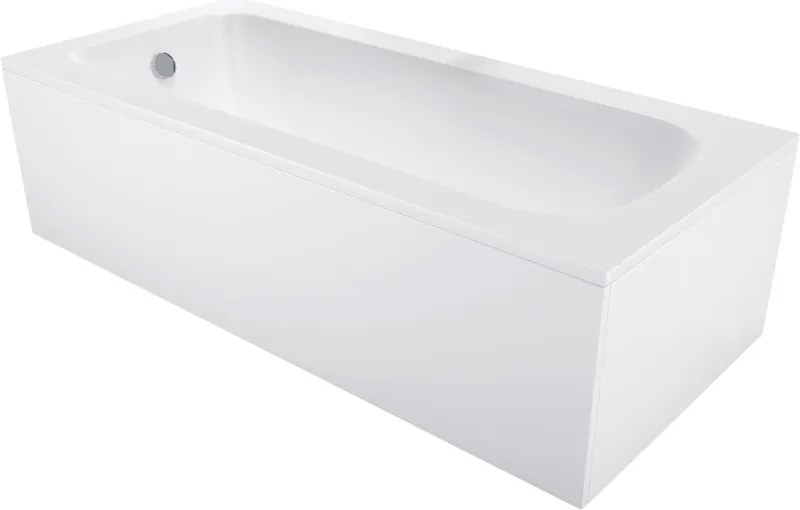 Mexen Vega правоъгълна вана 180 x 90 см с облицовка, бяла - 55011809000X