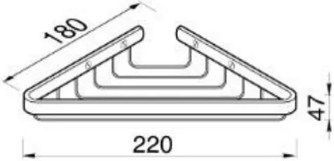 държач за гъба Geesa Basket III ъглова