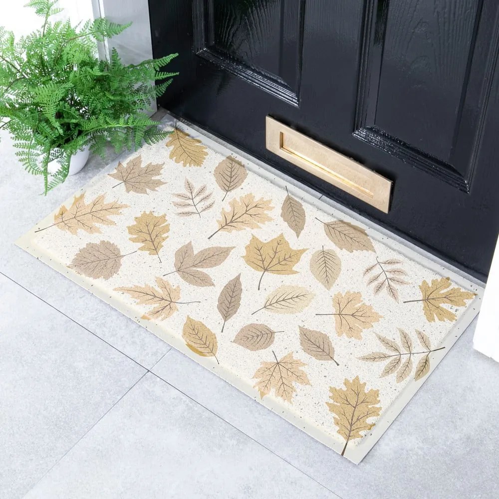 Изтривалка 40x70 cm Autumn Neutral Leaves – Artsy Doormats