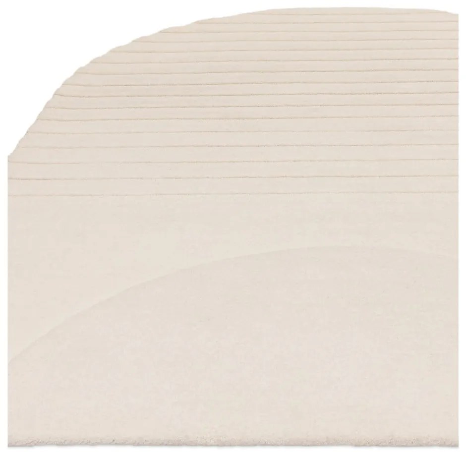 Бял вълнен килим 160x230 cm Olsen - Asiatic Carpets