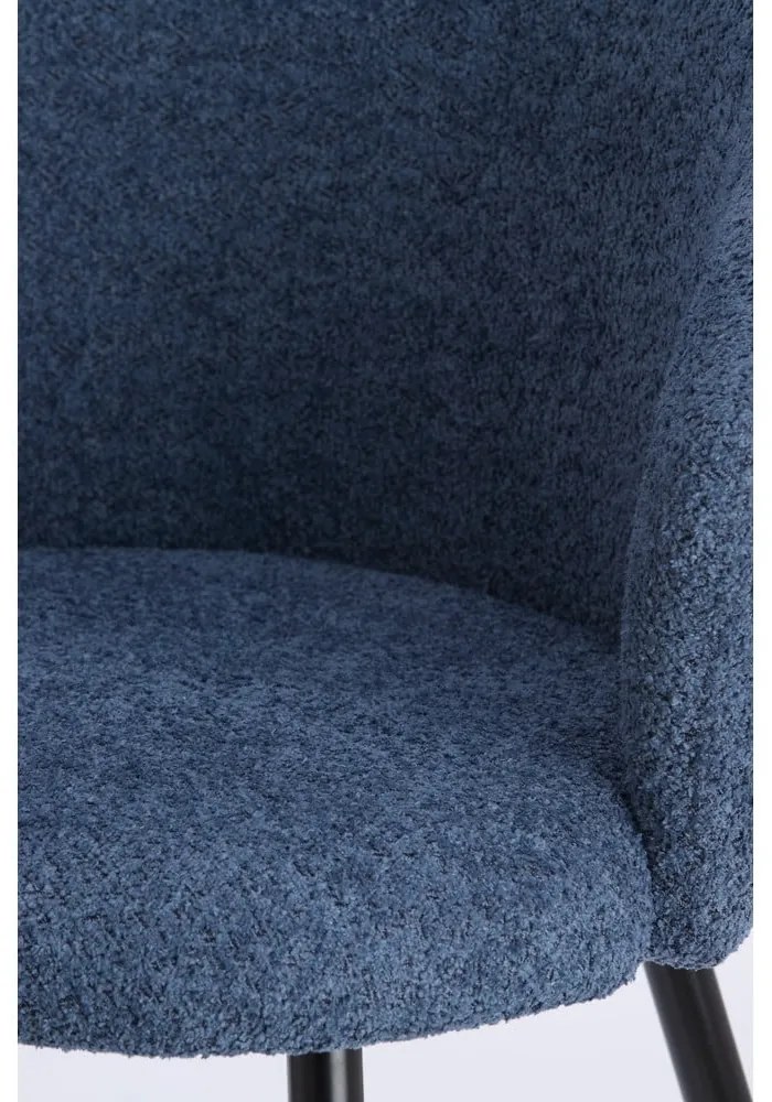 Сини метални трапезни столове в комплект 2 бр. Radaja – Light &amp; Living