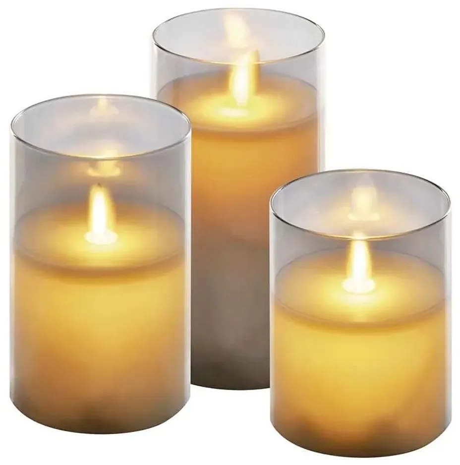 Комплект 3x LED свещи LED/6xAA