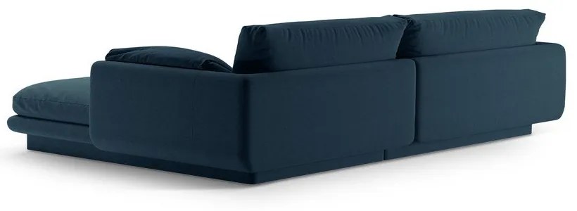 Тъмносин ъглов диван (ляв ъгъл) Torino – Micadoni Home