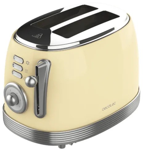 Тостер Cecotec Toast&Taste 800 Vintage Light Yellow