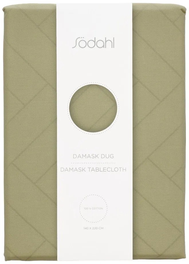 Покривка за маса от дамаск 140x320 cm Tiles Damask – Södahl