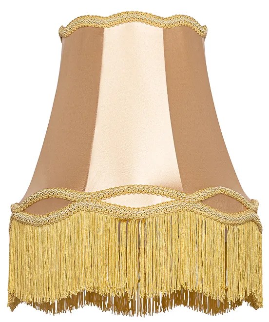 Текстилен абажур златен 30/18/26 - Granny