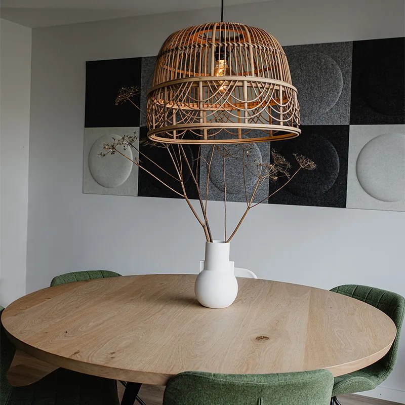 Ориенталски висящ аплик ратан 49 см - Michelle