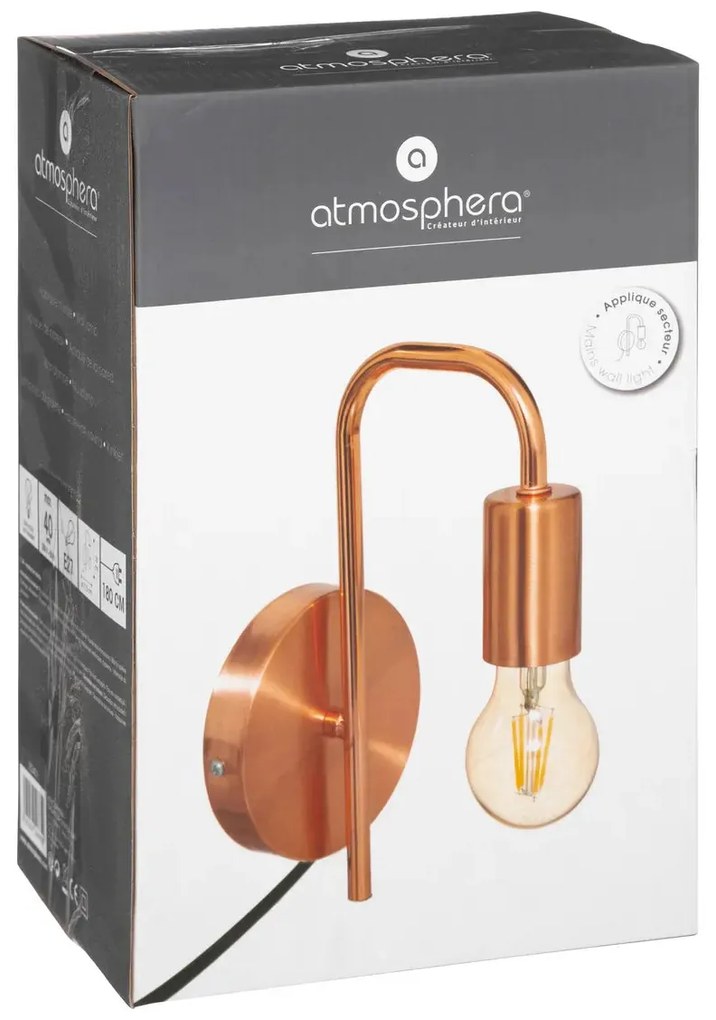 Лампа за стена atmosphera Keli, 17 cm - Златист