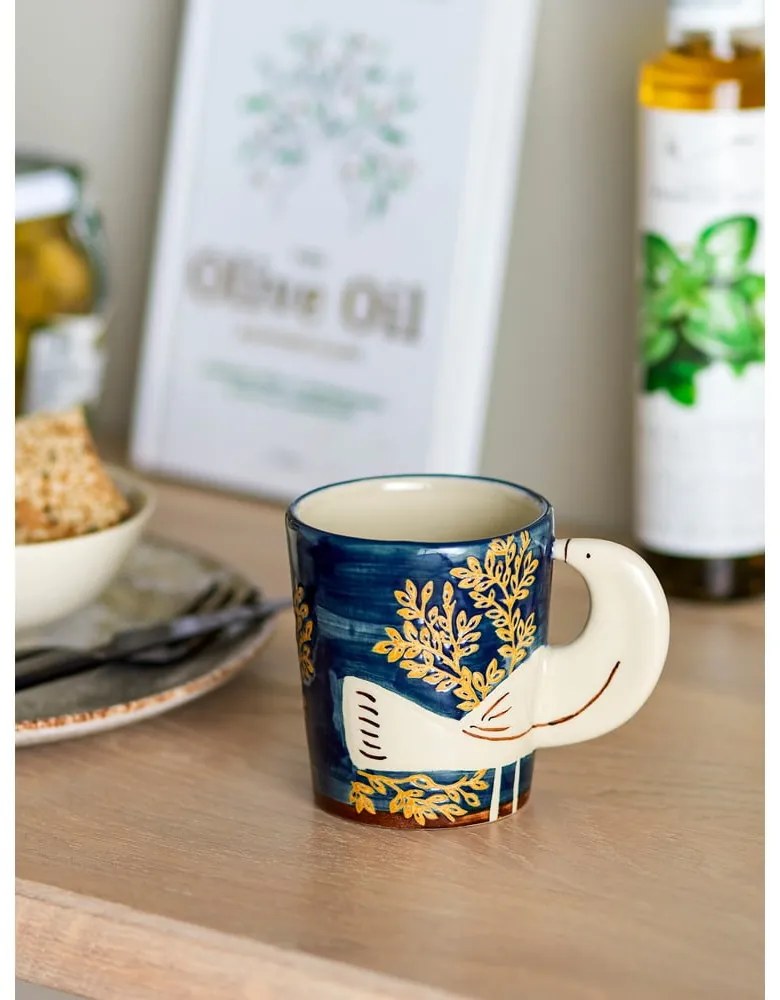 Синя глинена чаша 260 ml Hezha – Bloomingville