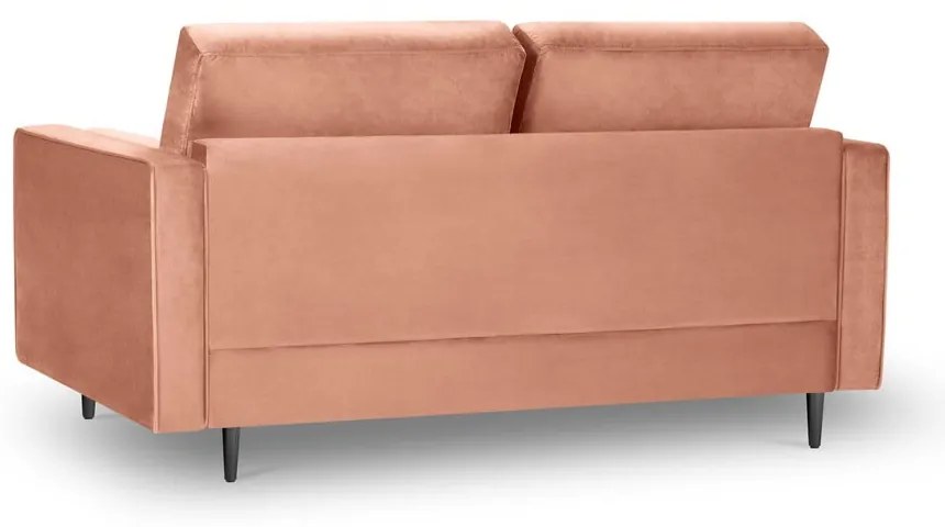 Розов кадифен диван , 174 cm Santo - Milo Casa