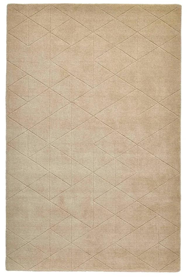 Бежов вълнен килим , 150 x 230 cm Kasbah - Think Rugs