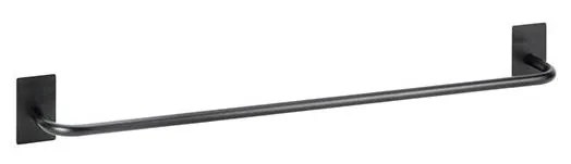 Държач за кърпи 64,5x7,2 cm неръждаема стомана/черна