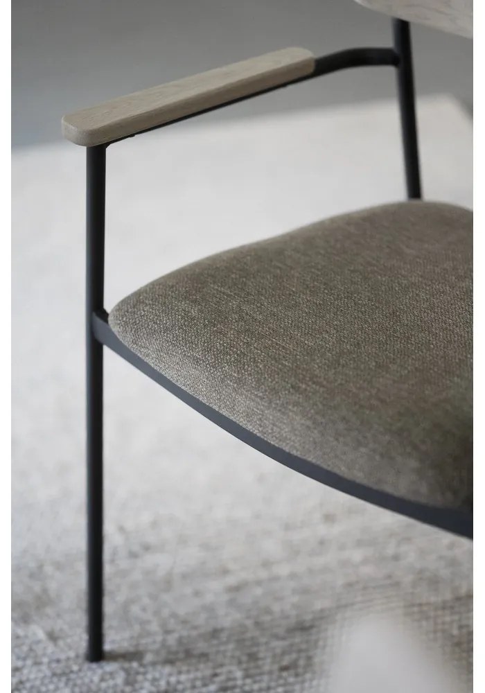 Трапезни столове в бежов и естествен цвят в комплект от 2 бр. Maymont – Rowico