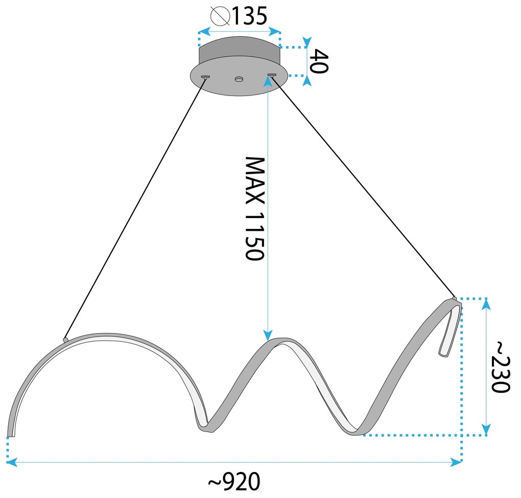 Лампа LED LHJ025-CP CHROME