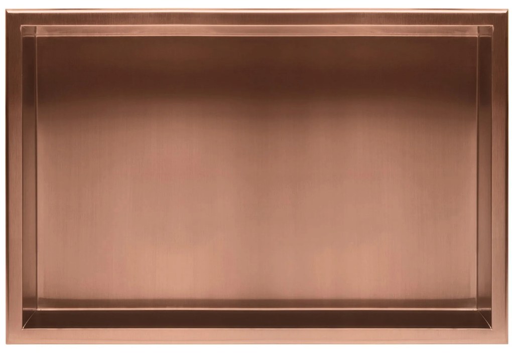 Вграден рафт за баня 30x60 brush copper