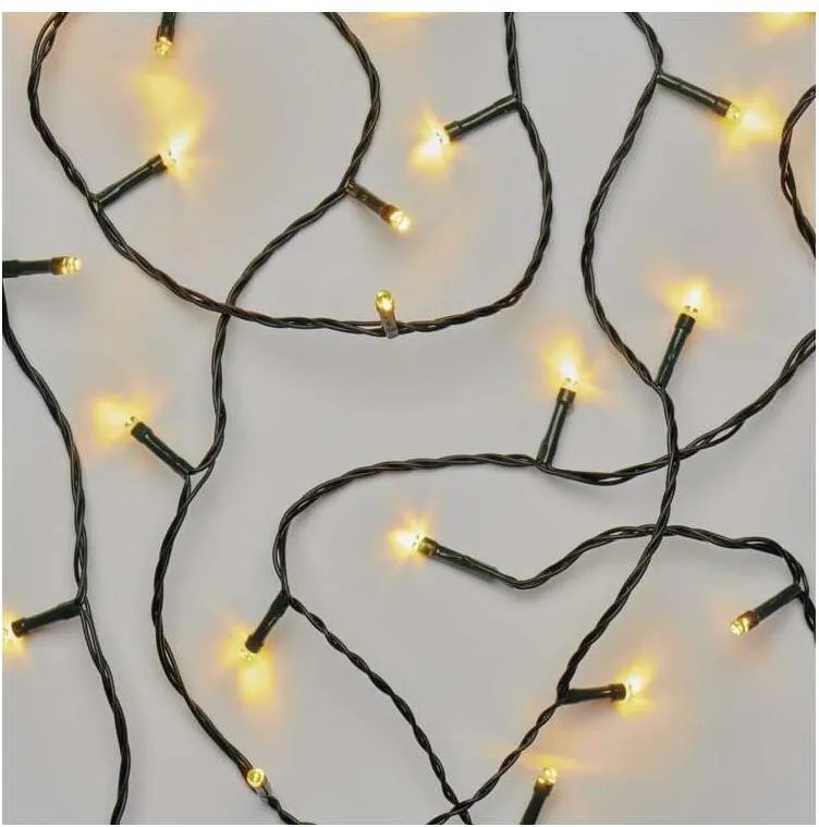 LED външен гирлянд 120xLED/3xAA 8,9m IP44 топло бяло