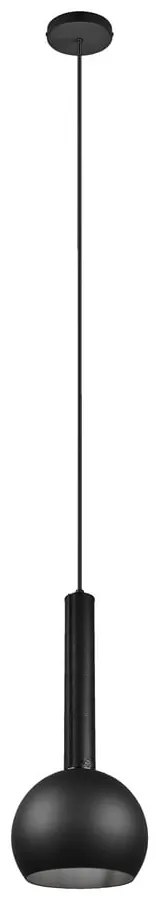 Черно висящо осветително тяло ø 20 cm Ciliana – CINQUE