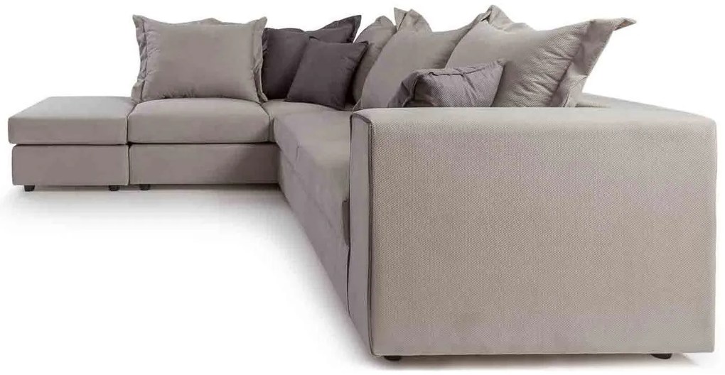 Ъглов диван Broadway-Синьо-зелен-Десен