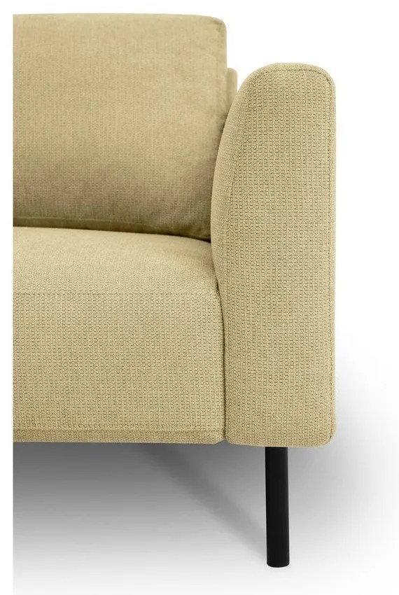 Ъглов диван в цвят жълта охра (ляв ъгъл) Hero – Scandic