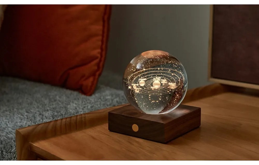 Тъмнокафява светлинна декорация с USB Amber – Gingko