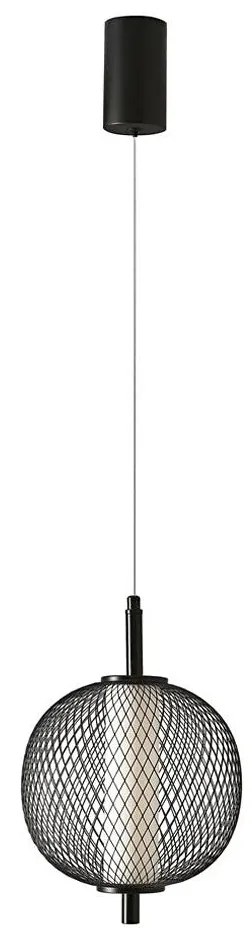 LED полилей на кабел PUMA LED/10W/230V Ø 20 см черен