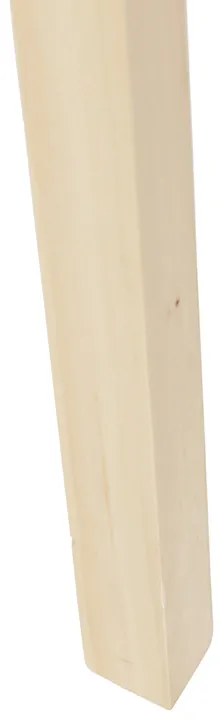 Подова лампа триножник дърво с абажур пипер 50 см - Puros