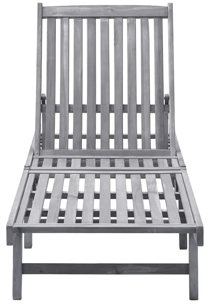 311872 vidaXL Шезлонг, масивно акациево дърво