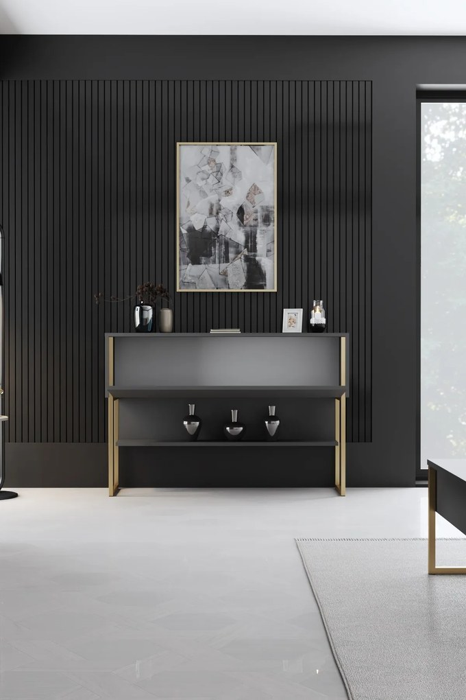 Скрин Luxe, цвят Златен Антрацит