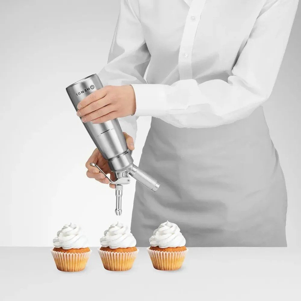 Бутилка от неръждаема стомана за бита сметана , 0,5 л Profi Line - Hendi