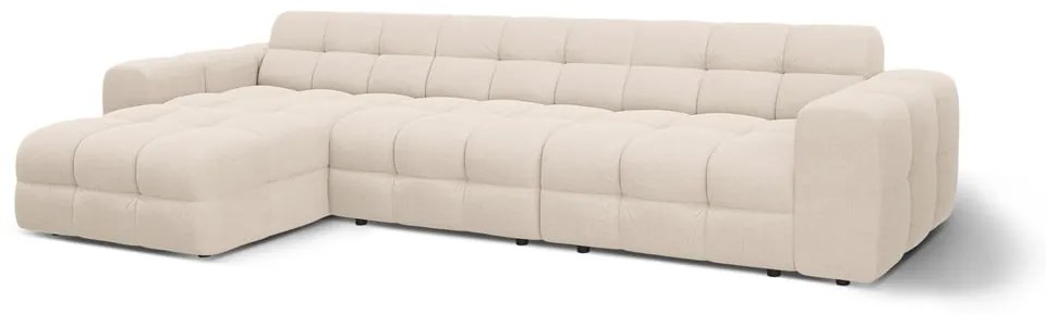 Бежов ъглов диван (ляв ъгъл) Kendal – Micadoni