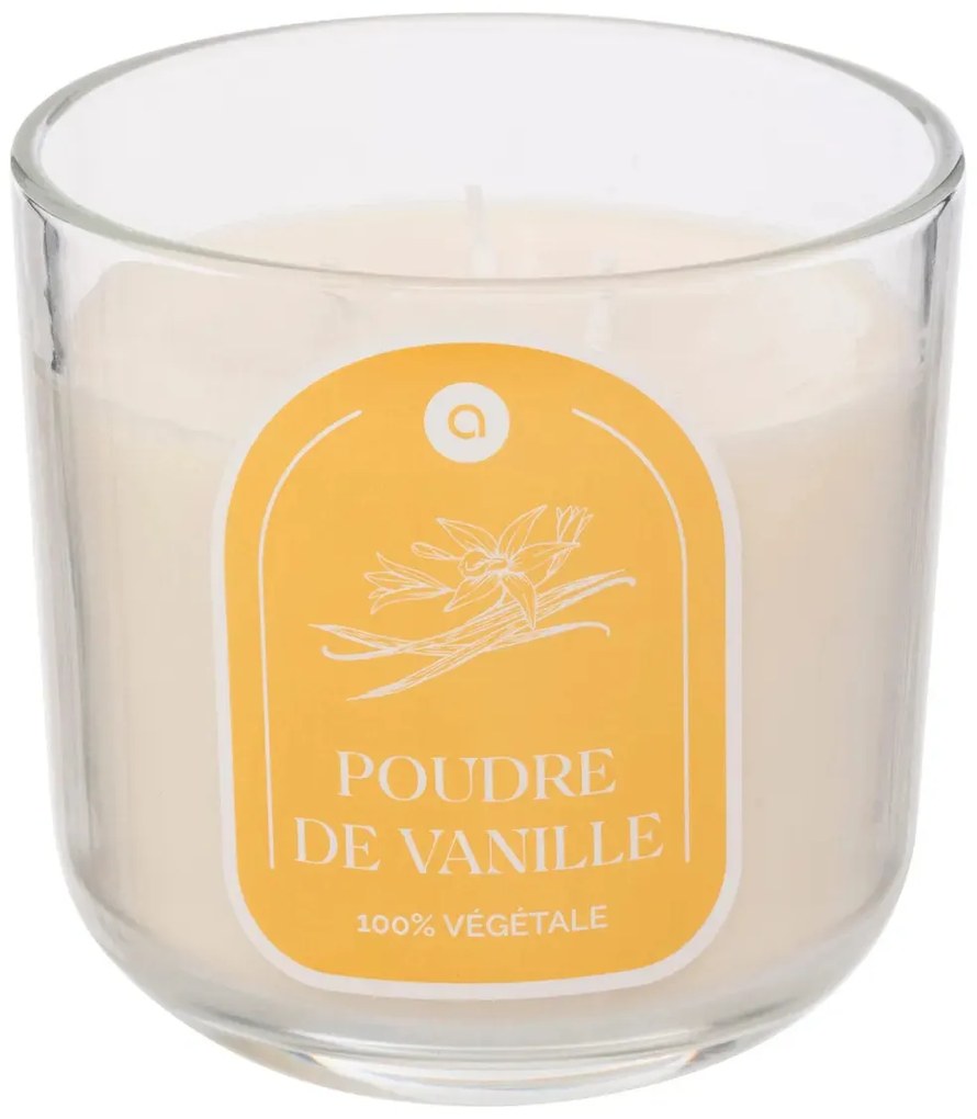 Ароматна свещ atmosphera Floa, Стъкло, 610 g - Vanilla