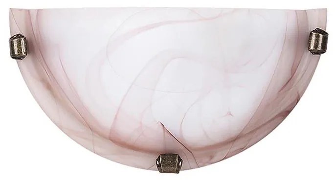 Rabalux 3053 - Стенно осветително тяло ALABASTRO 1xE27/60W/230V алабастрово стъкло