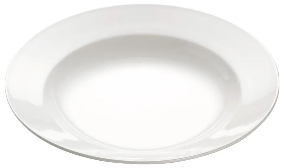 Бяла порцеланова чиния за паста Basic Bistro, ø 28 cm - Maxwell &amp; Williams