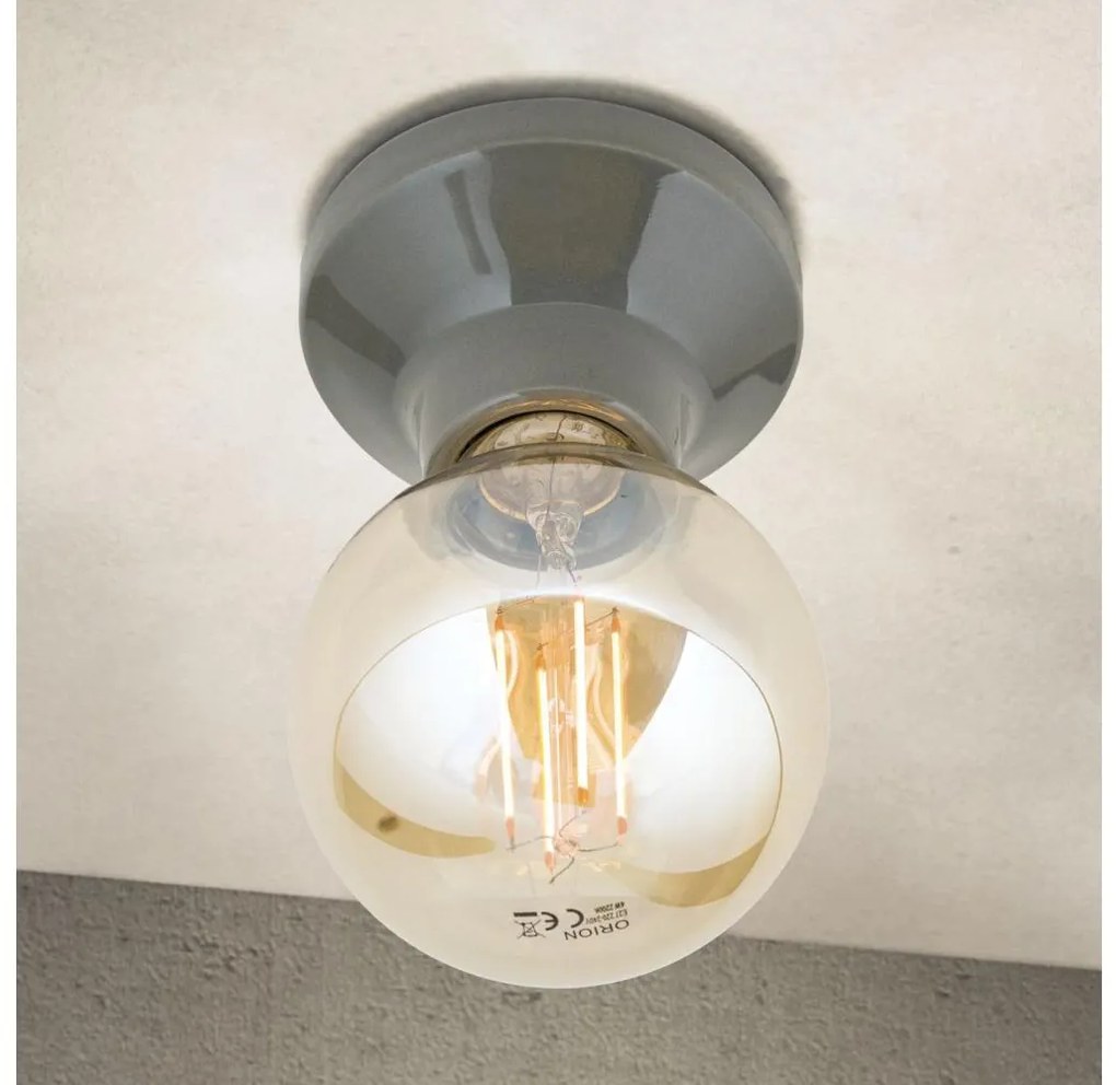 Orion - таванно осветително тяло FROST 1xE27/60W/230V сиво