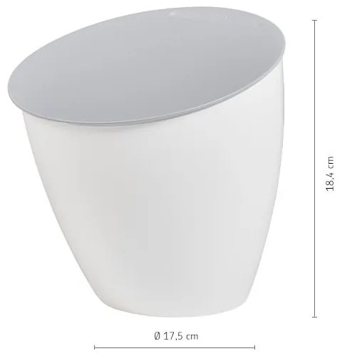 Черен контейнер за компостируеми отпадъци 2,2 l Nordic black – Mepal