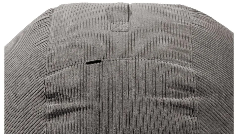 Кафяв пуф от рипсено кадифе Roll 135 – SLOWDOWN