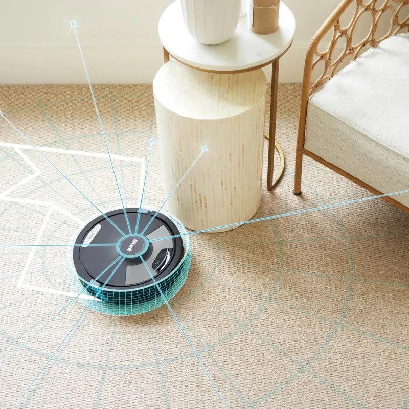 Прахосмукачка робот Shark Matrix Plus RV2620WAEU, 650 W, 0.3 л, 360 LiDAR, Автономия до 110 мин, Станция за самопочистване, Matrix Clean, Черен