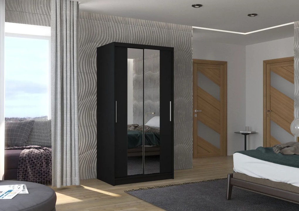 Гардероб Drogo 100 Sliding-Black