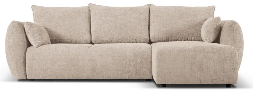 Бежов ъглов диван (десен ъгъл) Matera - Cosmopolitan Design