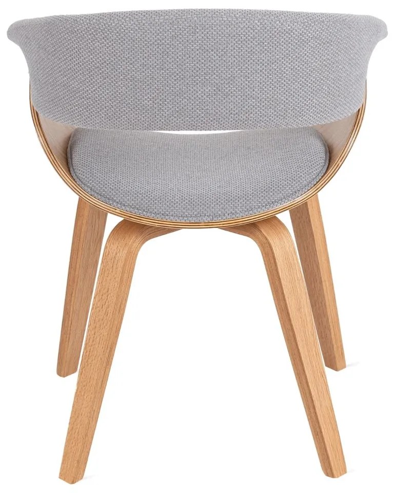 Тапициран фотьойл GARY2 - различни цветови решения златен дъб - сив