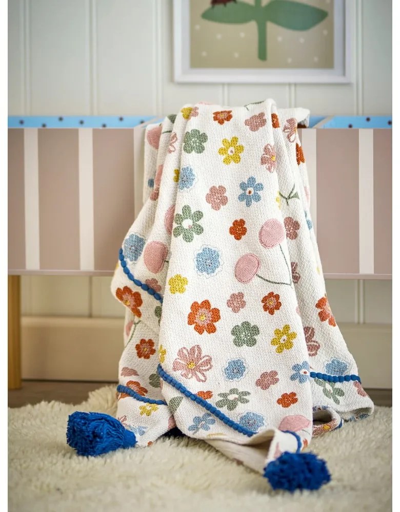 Бебешко одеяло от рециклиран памук 130x160 cm Cherry – Bloomingville Mini