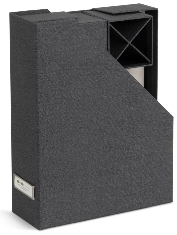 Картонени органайзери в комплект от 4 бр. Hugo Canvas Paper Laminate – Bigso