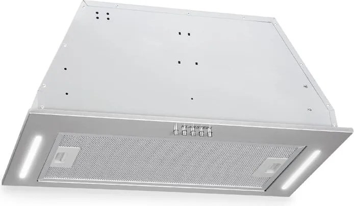 Klarstein Down Under 60, абсорбатор, за вграждане, 60 cm, 590 m³/h, LED, неръждаема стомана